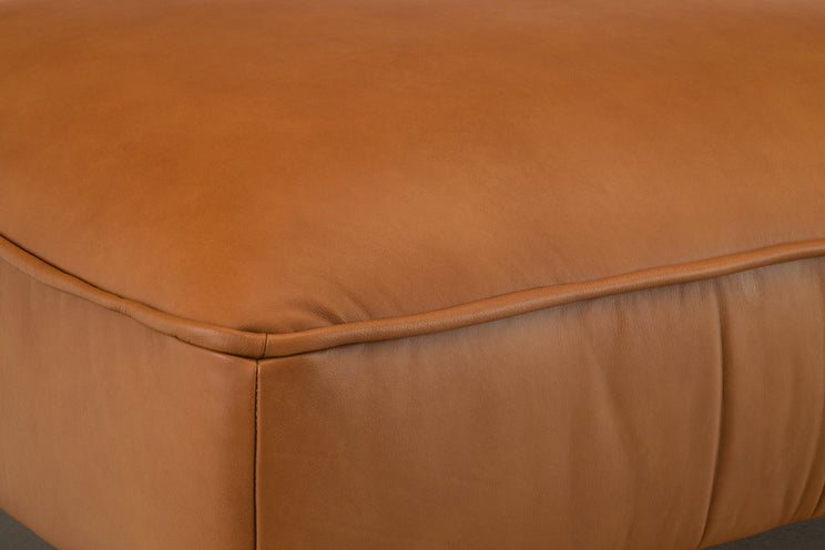 Nadia Leather Ottoman